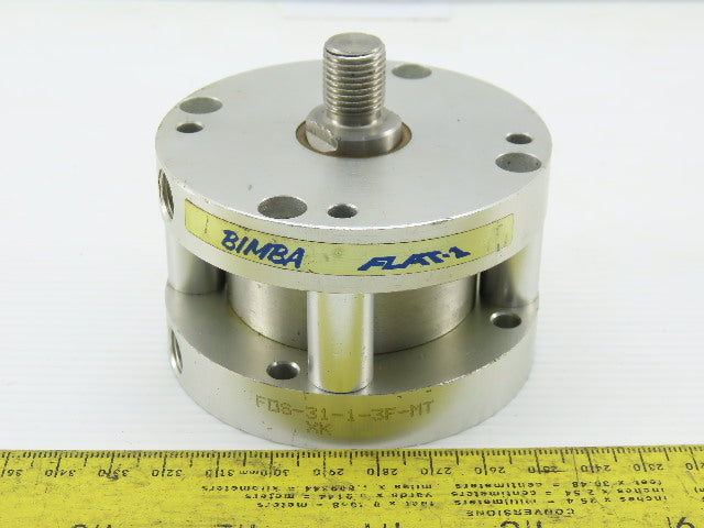 Bimba FOS-31-1-3F-MT 1-1-1/2" Bore 3/4" Stroke Flat-1 Double Acting Air Cylinder