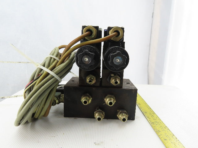 Nachi SL-G01-EX3-R-D-30 & SL-G01-EX3-GR-D2-31 Hydraulic Solenoid Valve Assembly