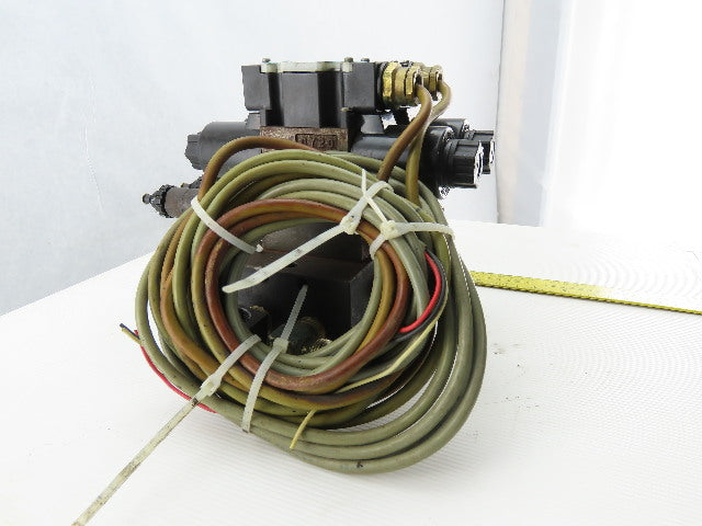 Nachi SL-G01-EX3-R-D-30 & SL-G01-EX3-GR-D2-31 Hydraulic Solenoid Valve Assembly