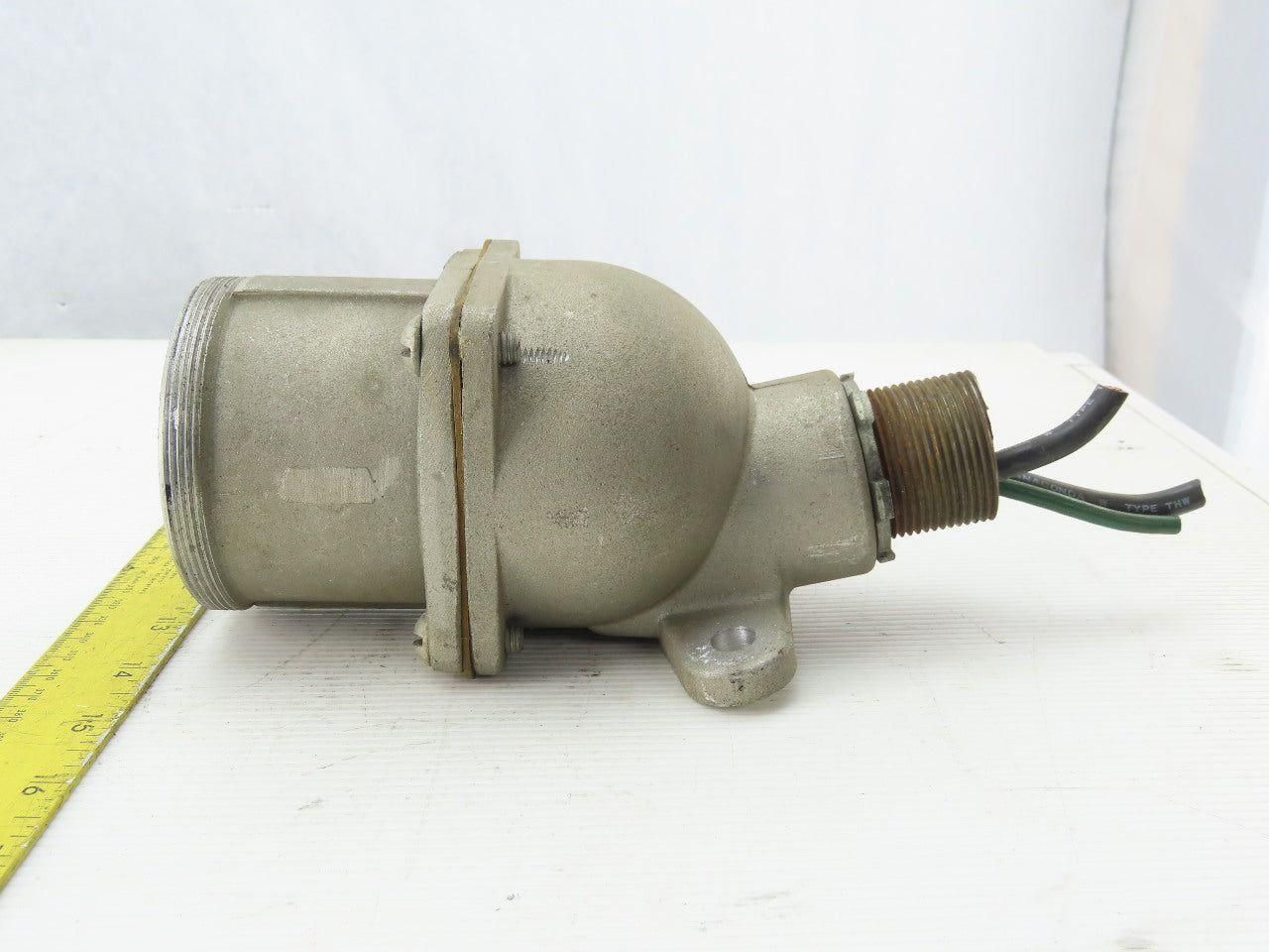 Pyle National 222-0A-4 600V Plug Receptacle 60A 2 Pole 3 Wire