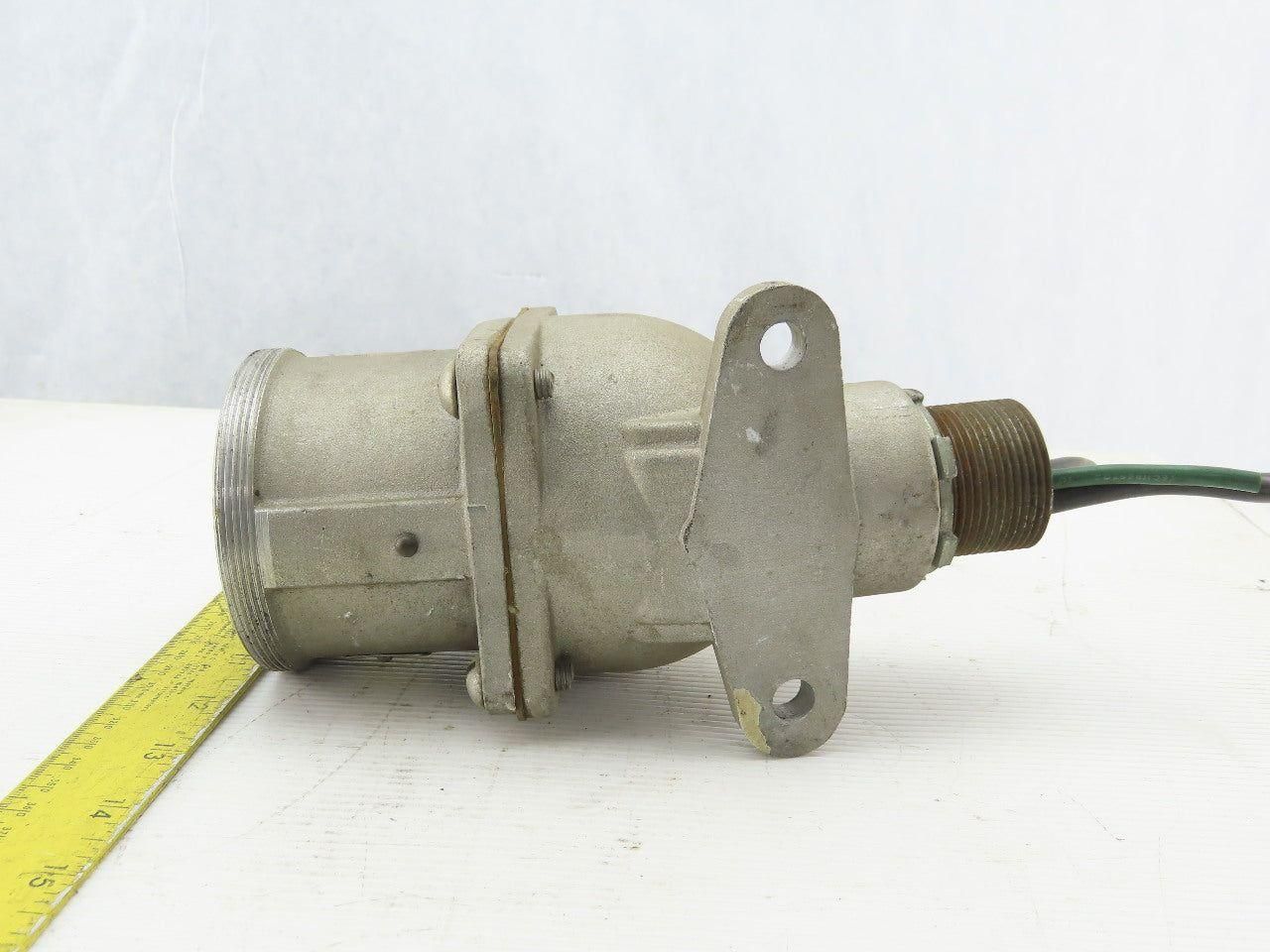 Pyle National 222-0A-4 600V Plug Receptacle 60A 2 Pole 3 Wire