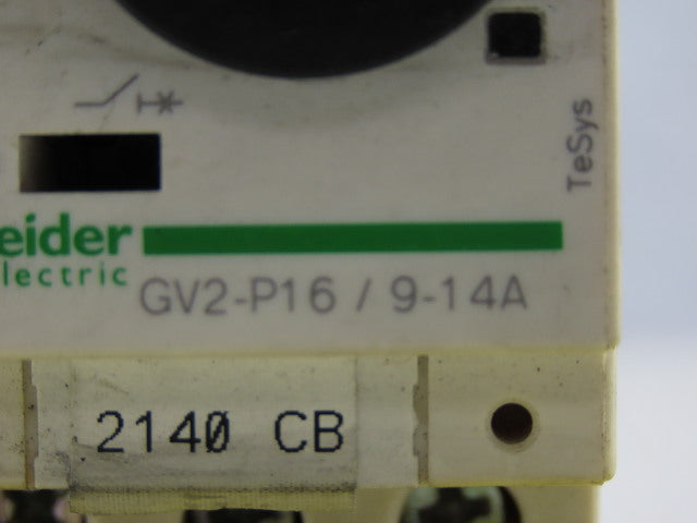 Schneider Electric GV2-P16/9-14A 3 Pole Contactor Motor Starter 600V