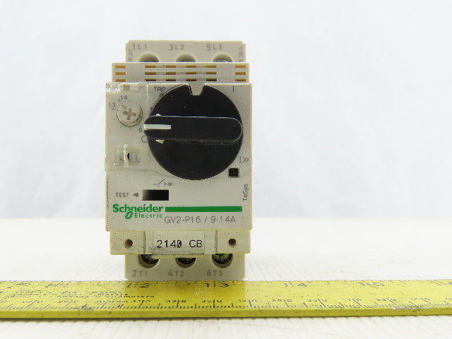 Schneider Electric GV2-P16/9-14A 3 Pole Contactor Motor Starter 600V