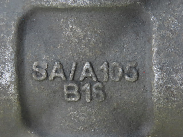 SA/A105 B16 2" NPT Malleable Black Iron Cross Pipe Fitting 4-Way Female