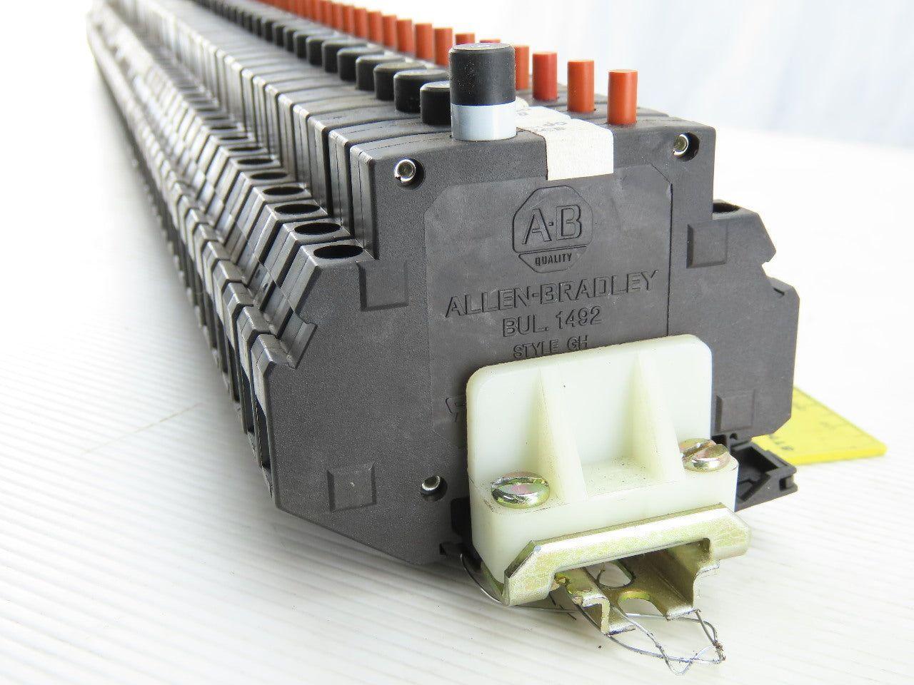 Allen Bradley 1492-GH015 Rail 52 Circuit Breaker 22-1.5A 10-1A 10-0.5A 10-0.2A