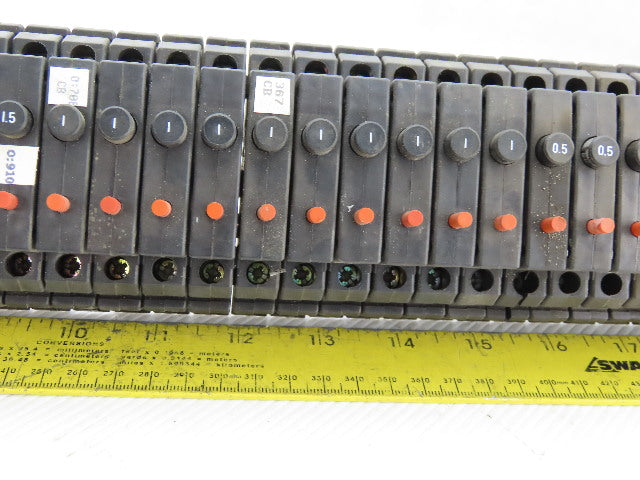 Allen Bradley 1492-GH015 Rail 52 Circuit Breaker 22-1.5A 10-1A 10-0.5A 10-0.2A