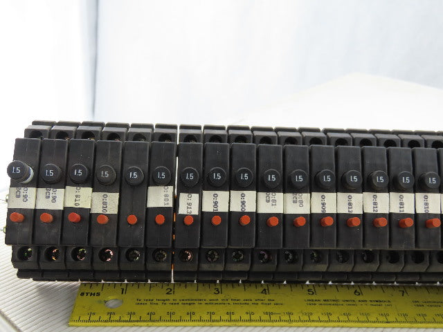 Allen Bradley 1492-GH015 Rail 52 Circuit Breaker 22-1.5A 10-1A 10-0.5A 10-0.2A