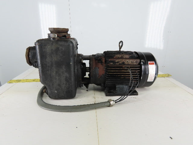Dayton LTCG23T 3Hp 3450RPM 208-230/460V 3" x 3" Centrifugal Pump
