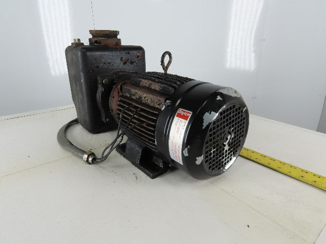 Dayton LTCG23T 3Hp 3450RPM 208-230/460V 3" x 3" Centrifugal Pump