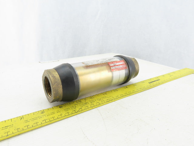 Lake Monitors B4B6WD10 Basic Variable Area Flow Meter 3500PSI 1"NPT