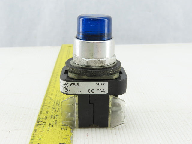 Allen Bradley 800T-QT10B/T Blue Push Button 1N.O 1N.C 120V Series T