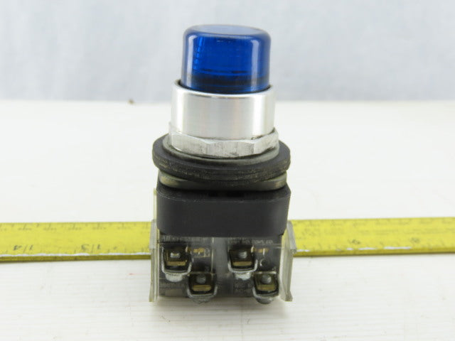 Allen Bradley 800T-QT10B/T Blue Push Button 1N.O 1N.C 120V Series T