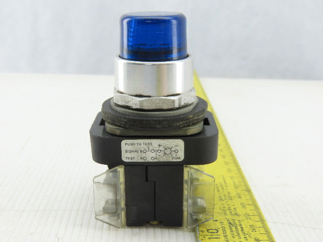 Allen Bradley 800T-QT10B/T Blue Push Button 1N.O 1N.C 120V Series T