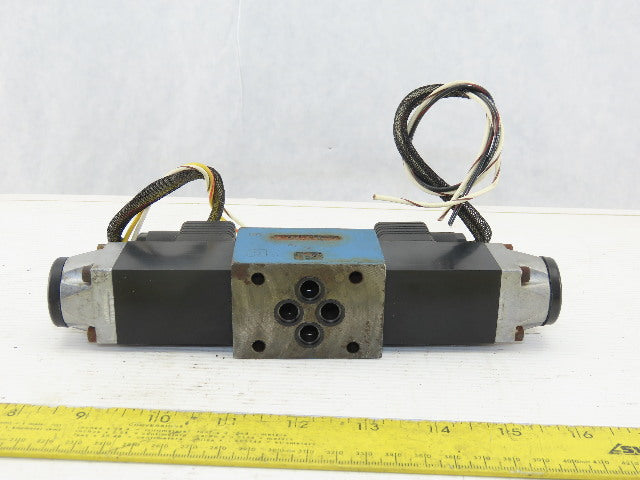Rexroth 4640865 4/3 Position Double Solenoid Valve 48VDC
