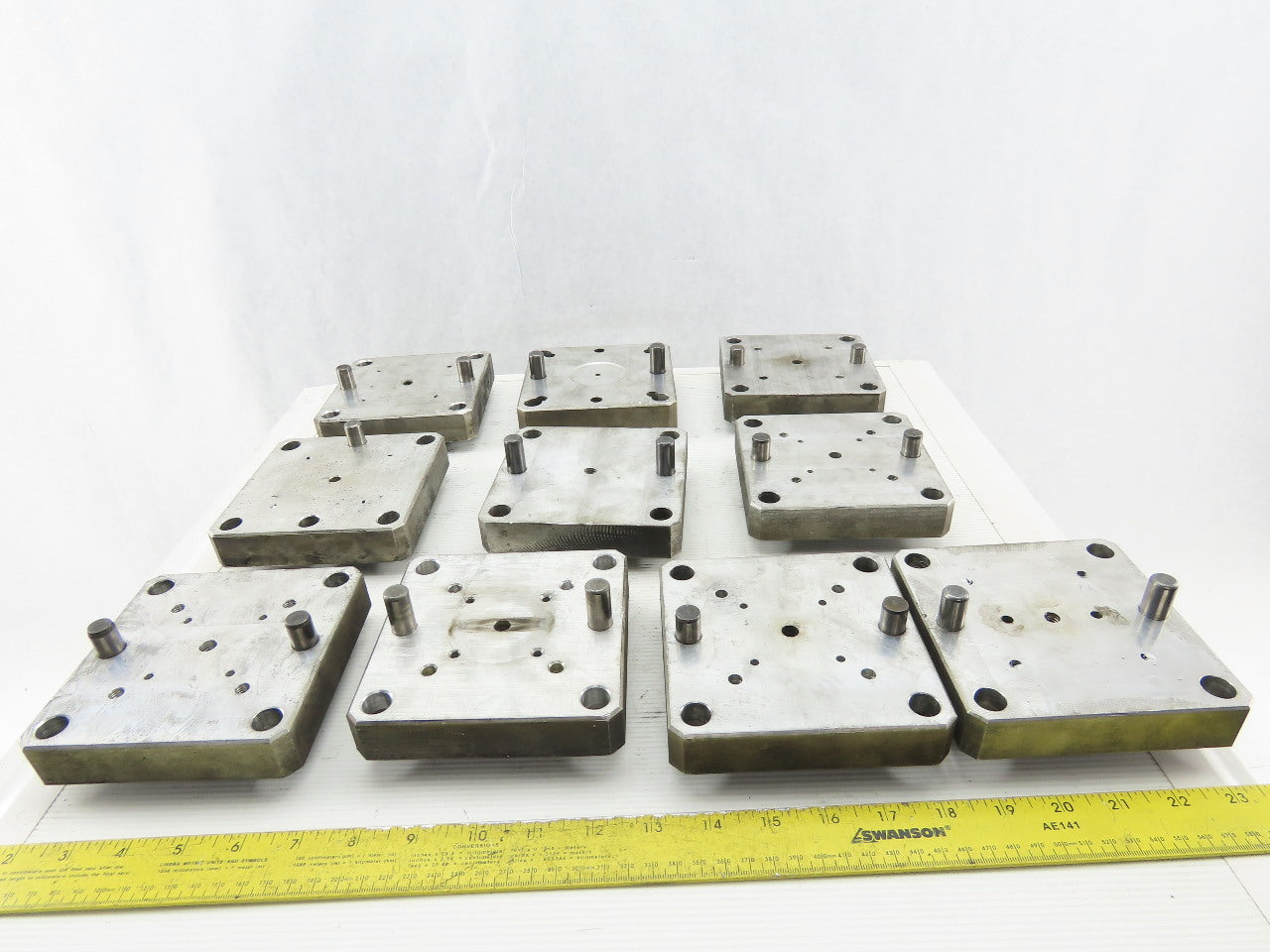 EDM Tooling 5"x5"x1" Aluminum Adapter Plate Lot of 10