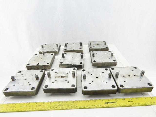 EDM Tooling 5"x5"x1" Aluminum Adapter Plate Lot of 10