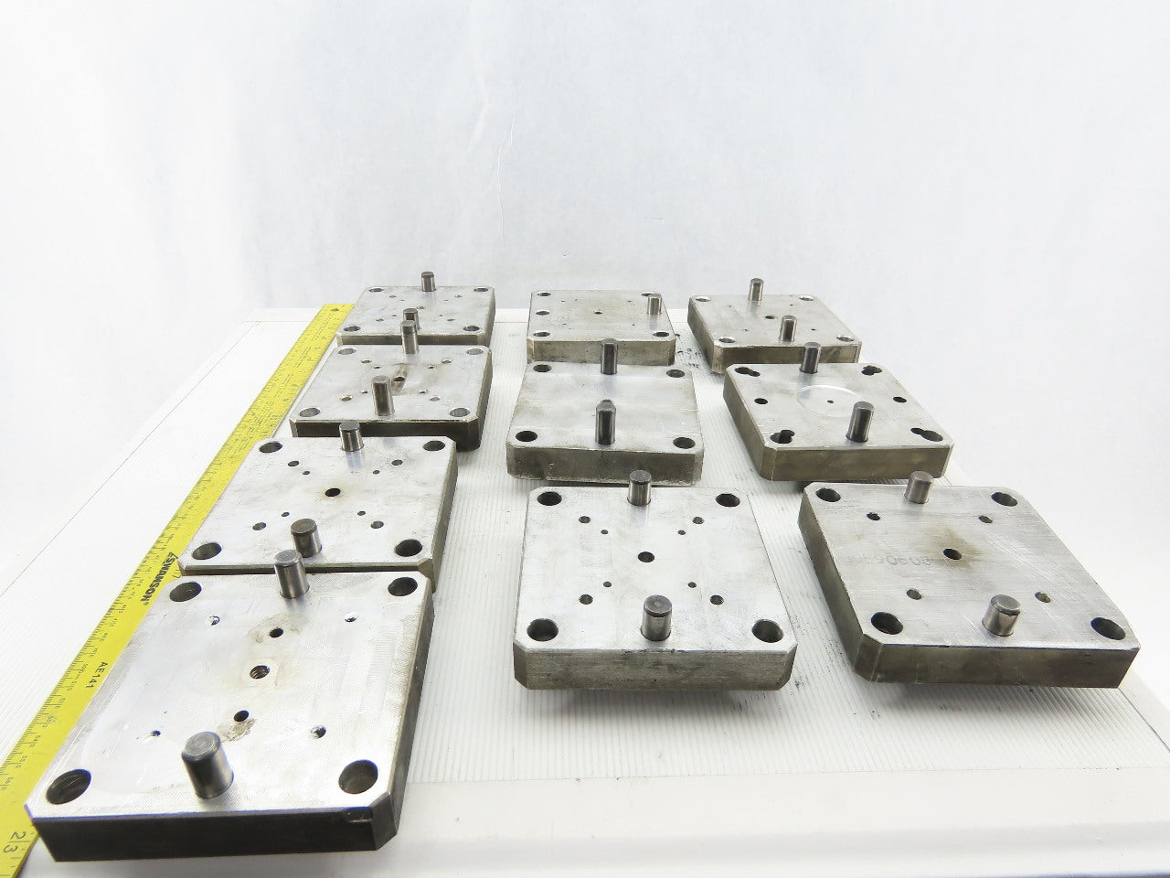 EDM Tooling 5"x5"x1" Aluminum Adapter Plate Lot of 10