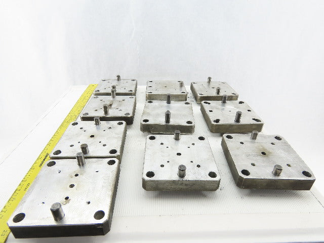 EDM Tooling 5"x5"x1" Aluminum Adapter Plate Lot of 10