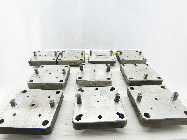 EDM Tooling 5"x5"x1" Aluminum Adapter Plate Lot of 10