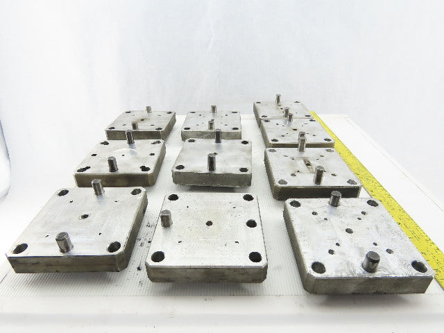 EDM Tooling 5"x5"x1" Aluminum Adapter Plate Lot of 10