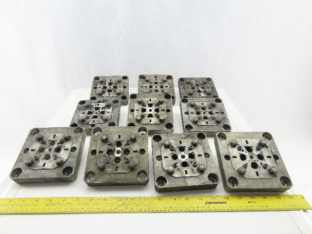 EDM Tooling 5"x5"x1" Aluminum Adapter Plate Lot of 10