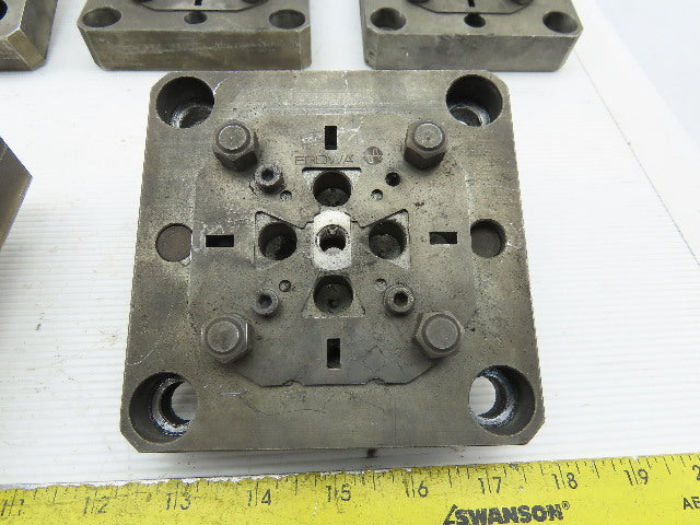 EDM Tooling 5"x5"x1" Aluminum Adapter Plate Lot of 5