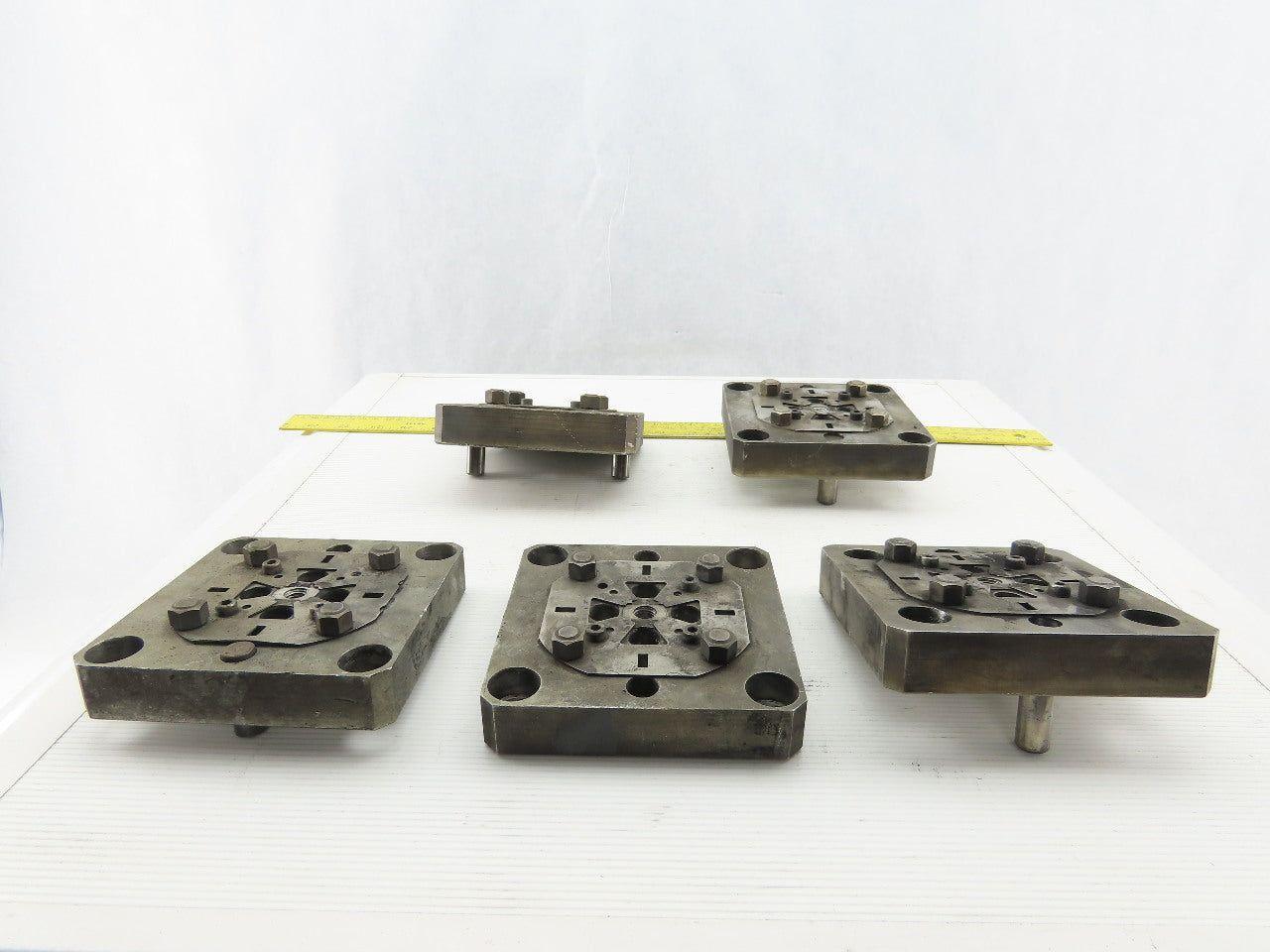 EDM Tooling 5"x5"x1" Aluminum Adapter Plate Lot of 5