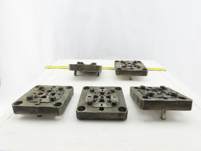 EDM Tooling 5"x5"x1" Aluminum Adapter Plate Lot of 5