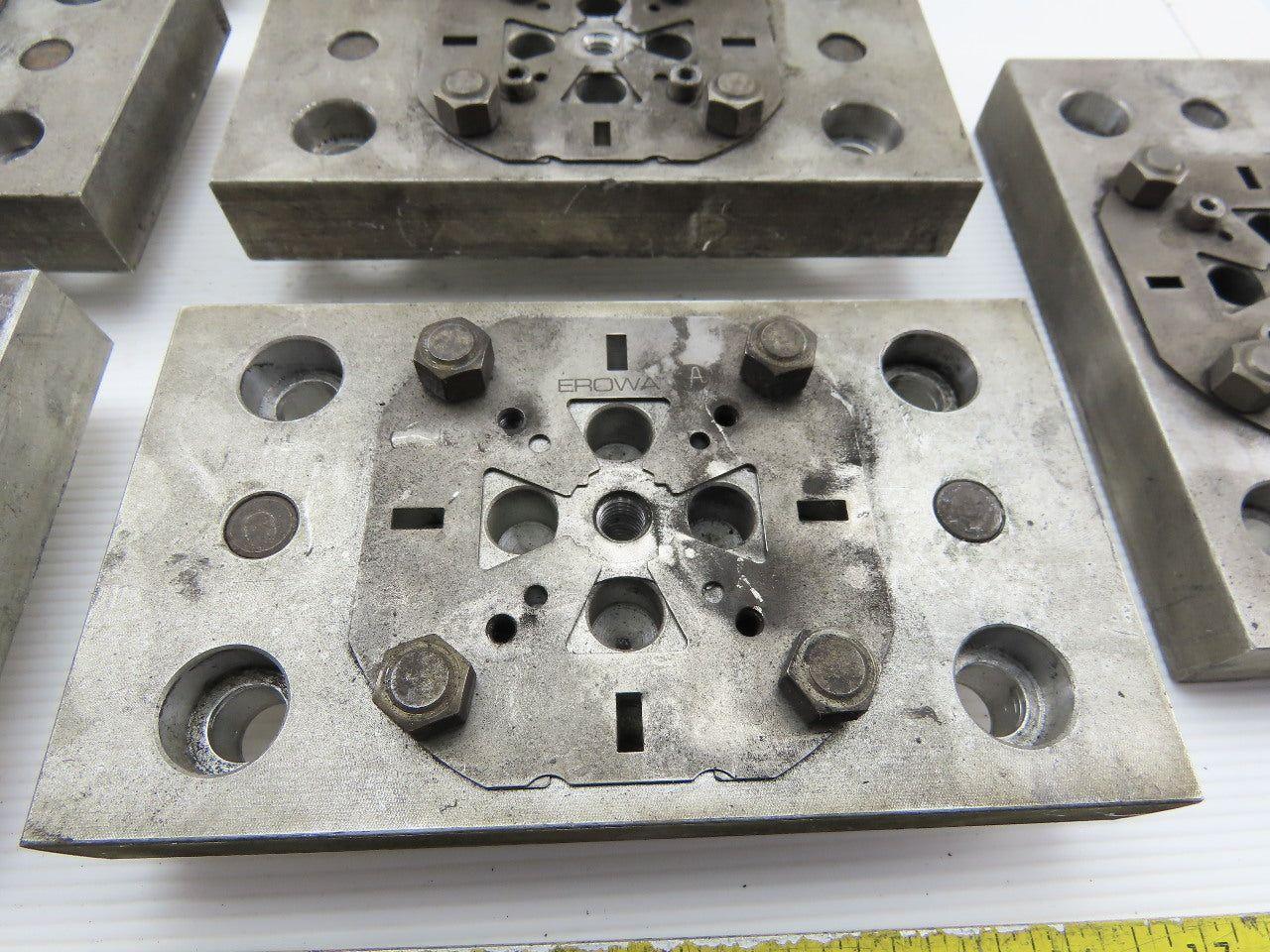EDM Tooling 5"x5"x1" Aluminum Adapter Plate Lot of 10