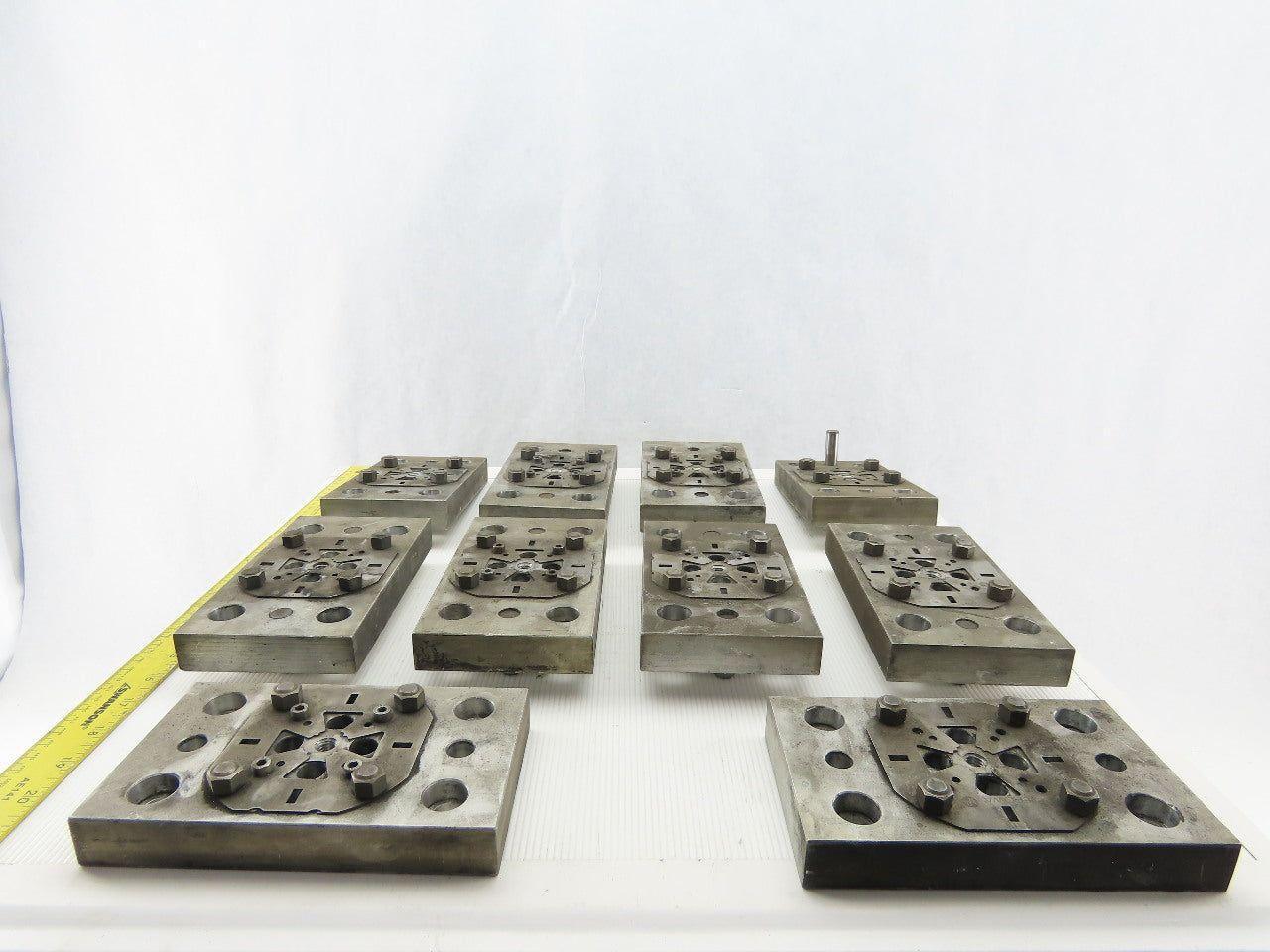 EDM Tooling 5"x5"x1" Aluminum Adapter Plate Lot of 10