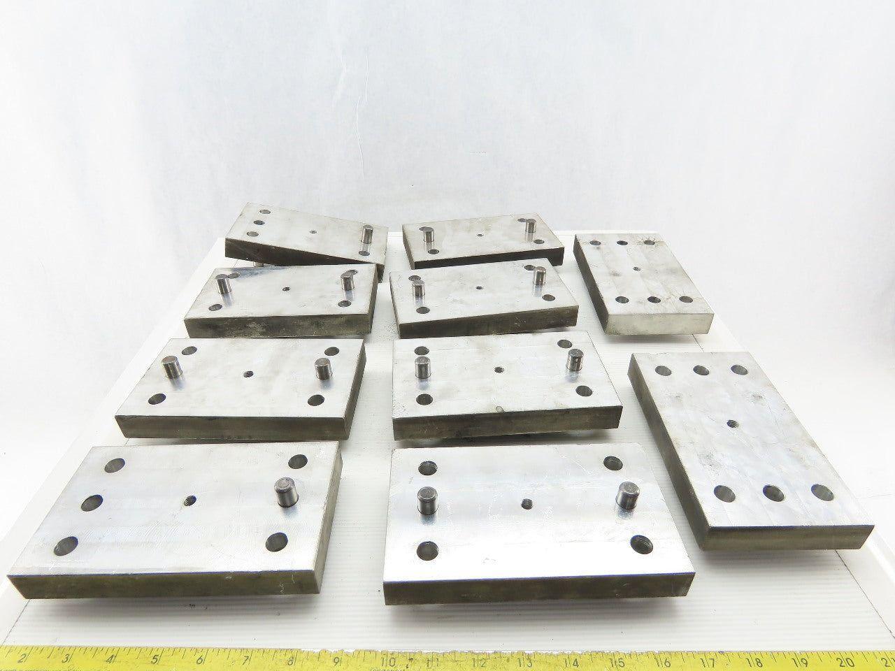 EDM Tooling 5"x5"x1" Aluminum Adapter Plate Lot of 10