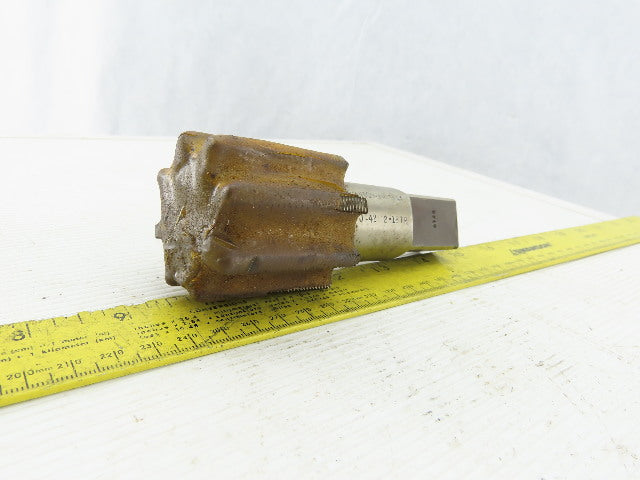 Hanson Whitney 2-18TR 2"-18 8 Flute Plug Tap 59/64" Square Shank