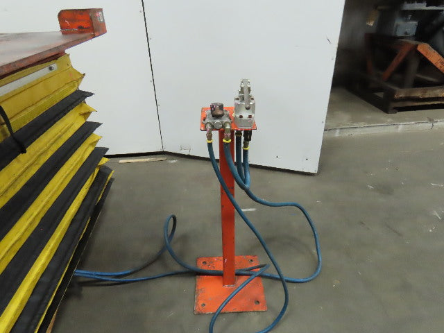 Knight 4000Lb Capacity Pneumatic Scissor Lift 56"x50" Turn Table 13-36" Height