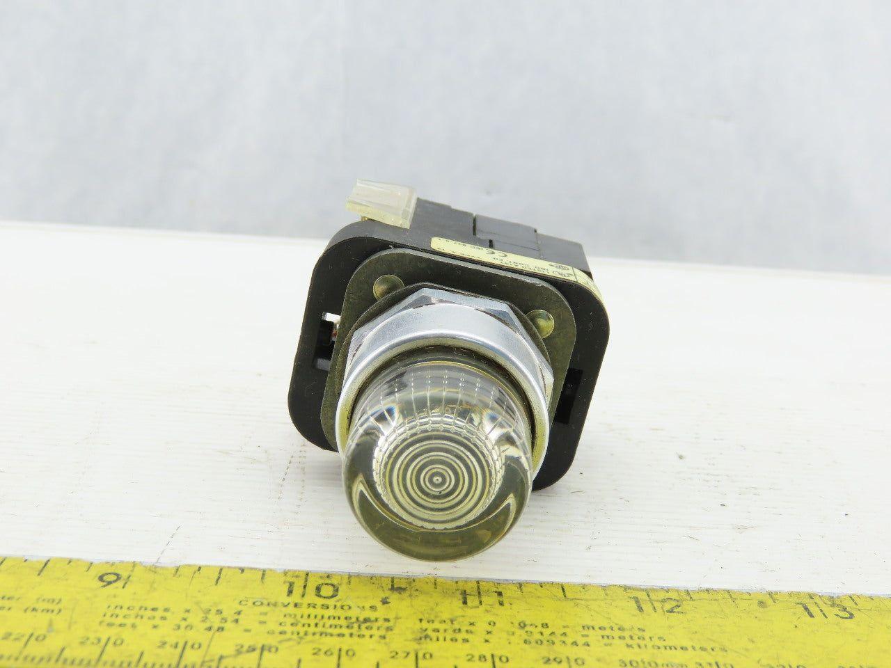 Allen Bradley 800T-PT16/T Clear Push Button 120V 1N.O 1N.C Series T