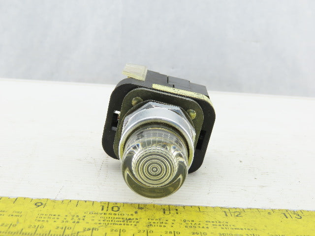 Allen Bradley 800T-PT16/T Clear Push Button 120V 1N.O 1N.C Series T