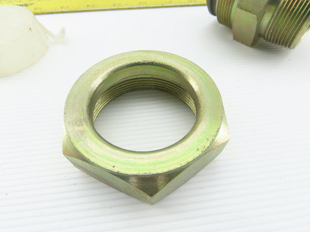 2" NPT Male x 2" Flareless Compression Hydraulic Adaptor