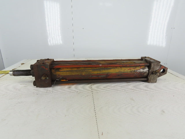 Hydraulic Tie Rod Cylinder 3.5" Bore 18" Stroke Clevis Mount