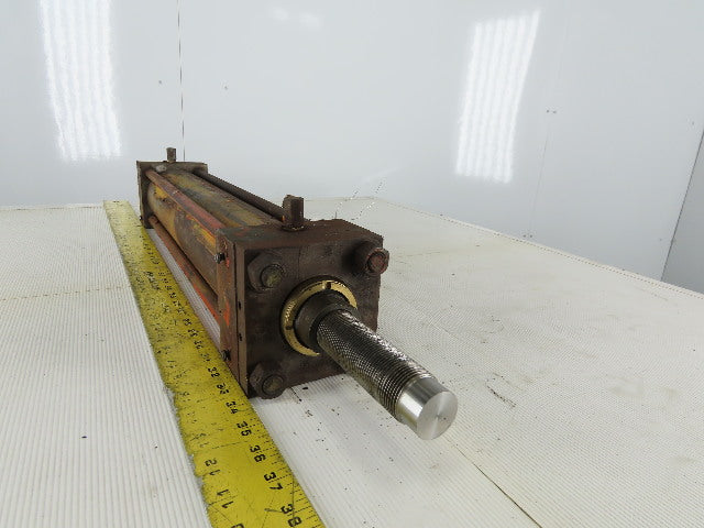 Hydraulic Tie Rod Cylinder 3.5" Bore 18" Stroke Clevis Mount