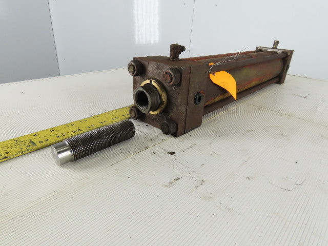 Hydraulic Tie Rod Cylinder 3.5" Bore 18" Stroke Clevis Mount