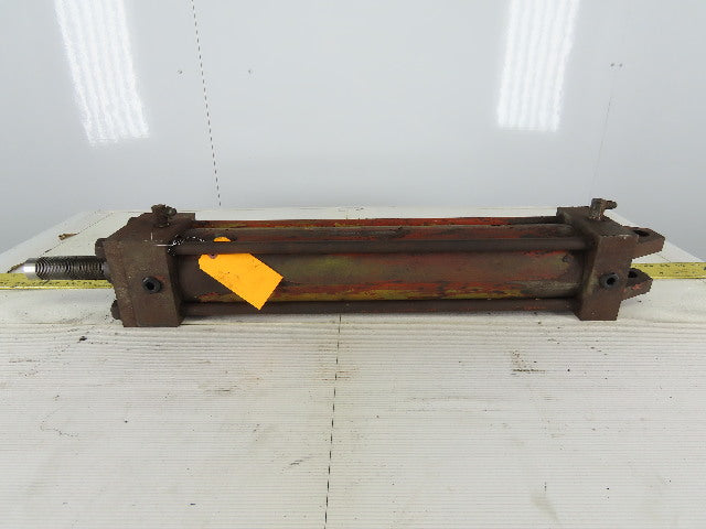 Hydraulic Tie Rod Cylinder 3.5" Bore 18" Stroke Clevis Mount