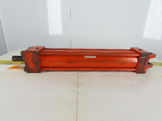 Hydraulic Tie Rod Cylinder 3.5" Bore 18" Stroke Clevis Mount