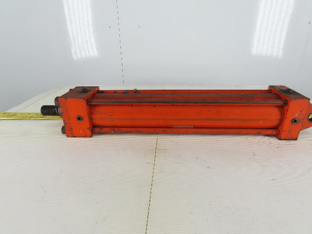 Hydraulic Tie Rod Cylinder 3.5" Bore 18" Stroke Clevis Mount