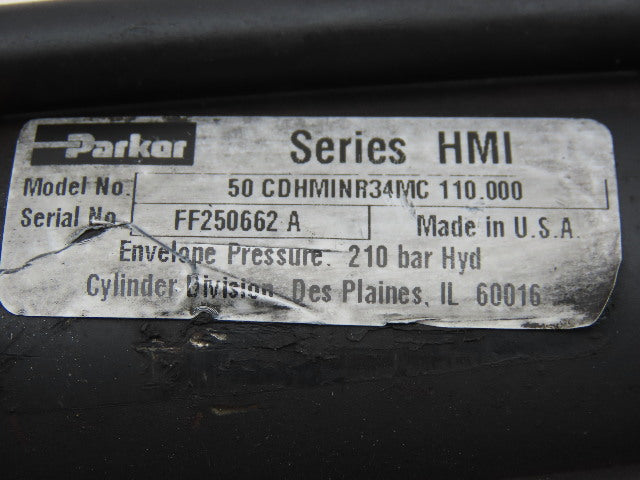 Parker 50 CDHMINR34MC 110.00 Hydraulic Cylinder 60mm Bore 95mm Stroke
