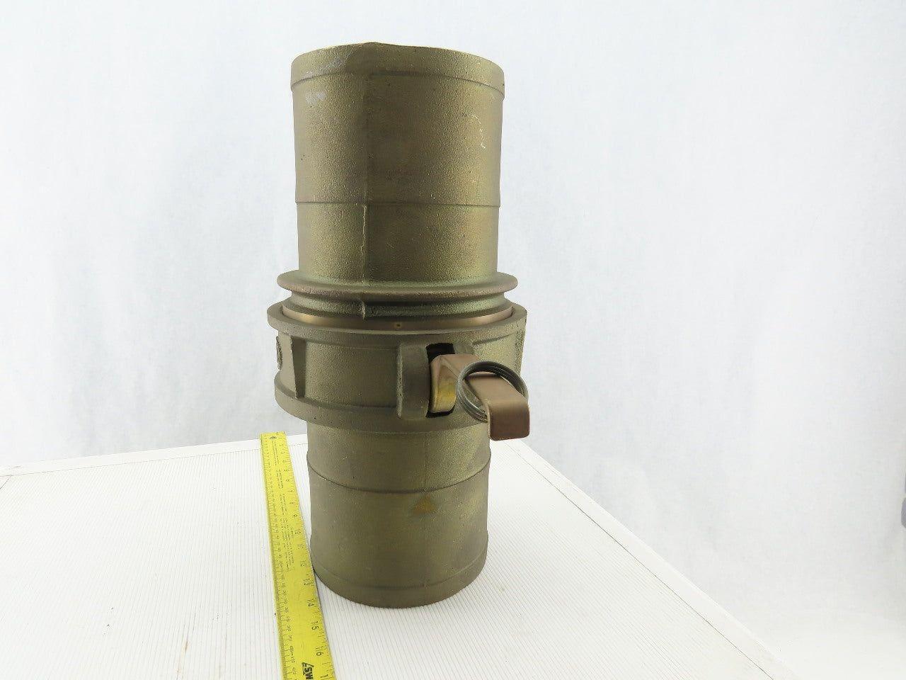 6C Type C Brass 6" Camlock Coupling Fitting Male And Female Set