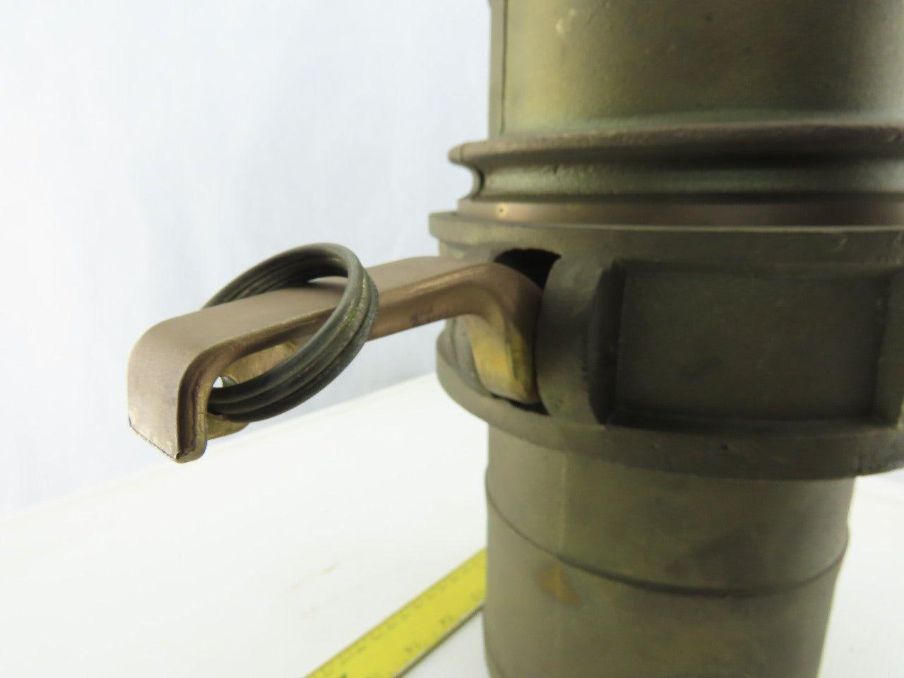 6C Type C Brass 6" Camlock Coupling Fitting Male And Female Set