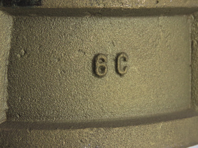 6C Type C Brass 6" Camlock Coupling Fitting Male And Female Set