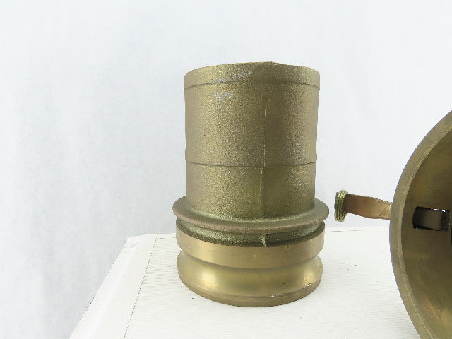 6C Type C Brass 6" Camlock Coupling Fitting Male And Female Set