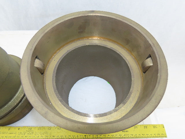 6C Type C Brass 6" Camlock Coupling Fitting Male And Female Set Missing Seal