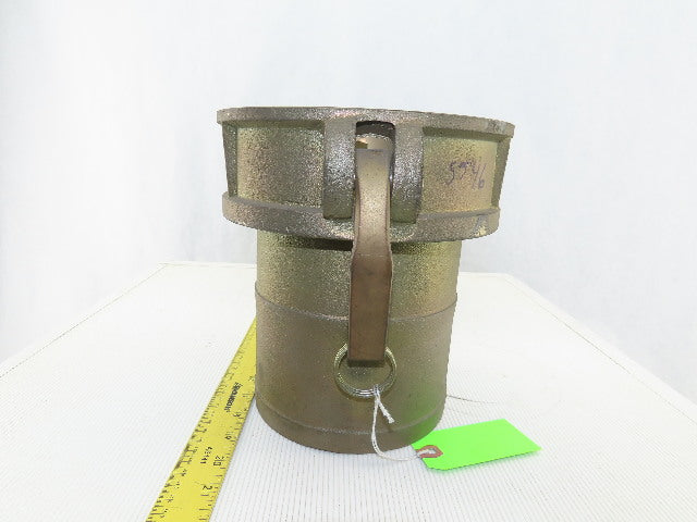 6C Type C Brass 6" Camlock Coupling Fitting Male And Female Set Missing Seal