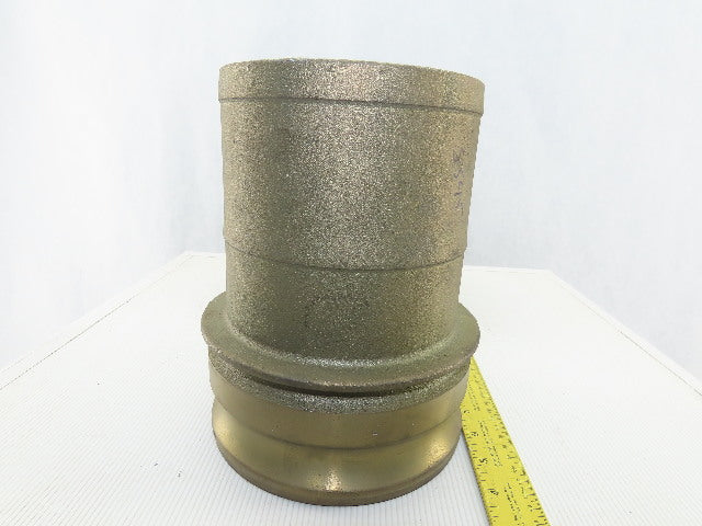 6C Type C Brass 6" Camlock Coupling Fitting Male And Female Set Missing Seal